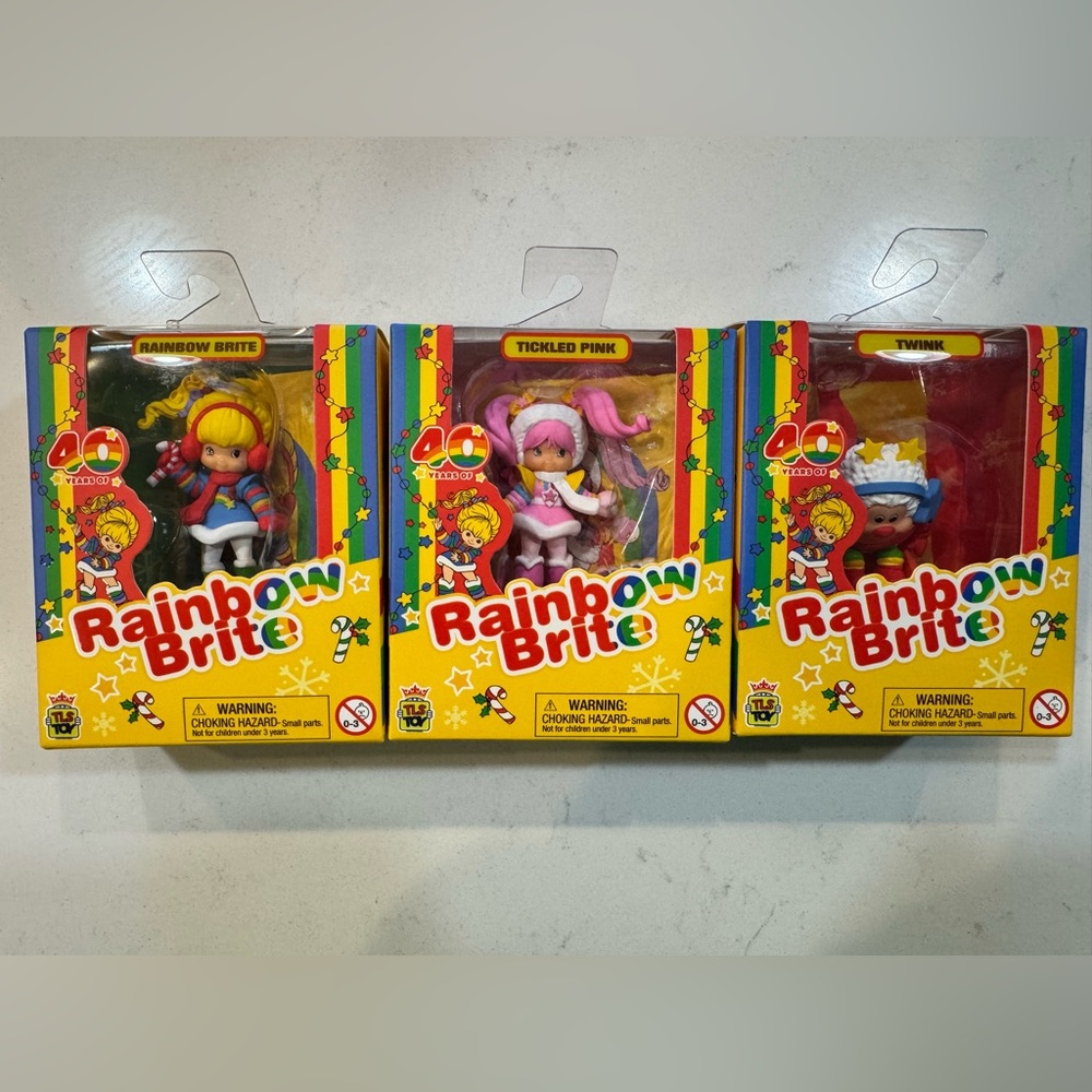 Rainbow Brite Holiday Figure Set🎄
